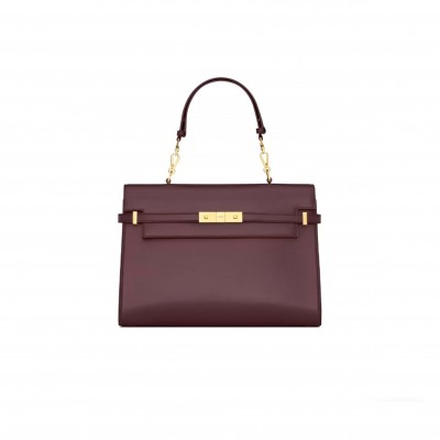 YSL MANHATTAN IN BOX SAINT LAURENT LEATHER 7695123562102 (32*23*10.5cm)